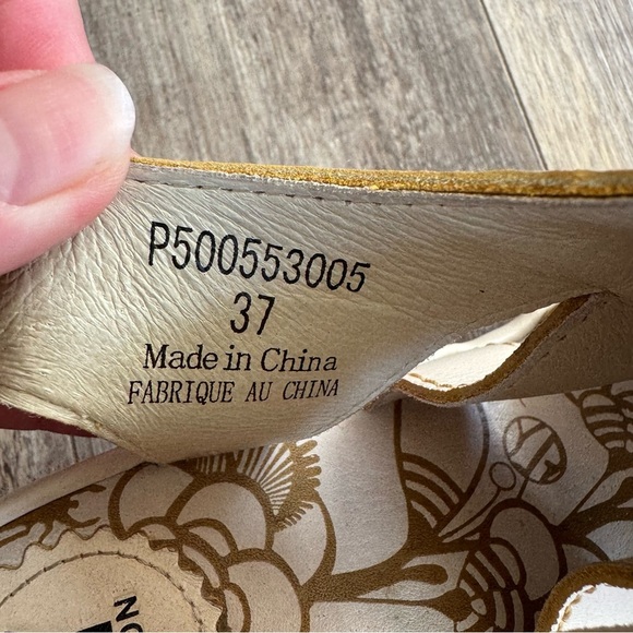 Fly London Yown Cage Elegant Cream Platform Sandals with Tie Heel - Size 37 - Picture 6 of 9